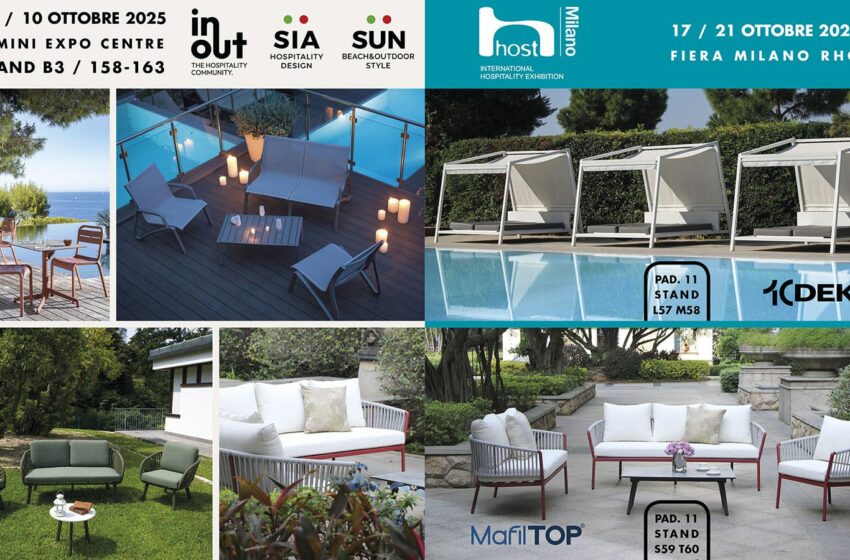 In Out • SIA • SUN Rimini e HOST MIlano 2025